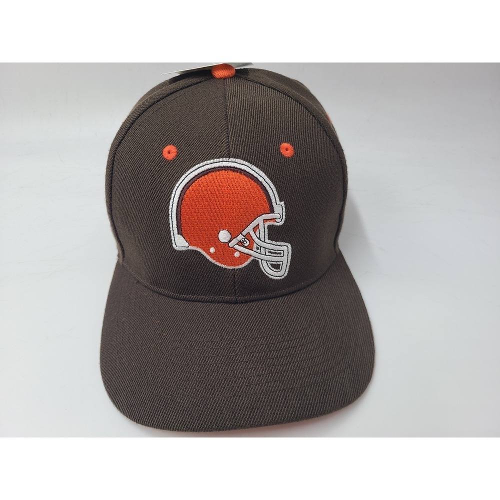 Vintage Cleveland Browns Team NFL Drew Pearson Marketing‎ Snapback Hat Cap Brown